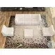 Lego White Leather 6 Piece Living Room Set