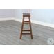 Whimora Vintage Mocha Saddle Bar Stool Set of 2