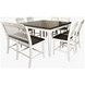 Orchard Park Brown and Soft Gray 8 Piece Counter Height Dining Set with Bench