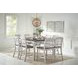 Orchard Park Brown and Soft Gray 8 Piece Counter Height Dining Set with Bench