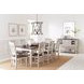 Orchard Park Brown and Soft Gray 9 Piece Dining Set