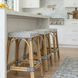 Robias Blue And White Bone Counter Height Stool
