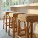 Robias neutral Hyacinth Counter Height Stool