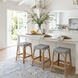 Robias Twilight Blue Counter Height Stool