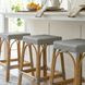Robias Twilight Blue Counter Height Stool