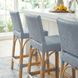 Serienna Baby Blue Rattan Counter Height Stool