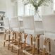 Serienna White Rattan Counter Height Stool