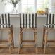 Serienna Blue Rattan Low Back Counter Height Stool