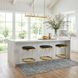 Jordan Acrylic and Black Counter Stool