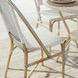 Tobias Black And White Outdoor Bistro Dining Chair