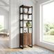Drake Brown And Black 1 Door Bookcase