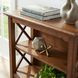 Newport Olive Ash Burl Low Bookcase