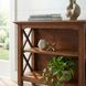 Newport Olive Ash Burl Low Bookcase