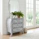 Trubadur Blue and White Bone 3 Drawer Chest