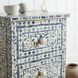 Bone Inlay Vivienne Blue Accent Chest