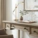 Edmund Antique Beige Writing Desk