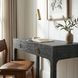 Chatham Charcoal Raffia Desk