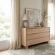 Halmstad Blonde Oak 6 Drawer Dresser