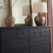 Flagstaff Black 8 Drawer Dresser