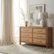 Mesa Natural And Cane 6 Drawer Dresser