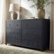 Lark Blue 6 Drawer Dresser