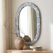Trubadur Blue and White Bone Wall Mirror
