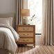 Mesa Natural And Cane 3 Drawer Nightstand