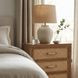 Mesa Natural And Cane 3 Drawer Nightstand