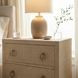 Bar Harbor Natural Raffia 3 Drawer Nightstand