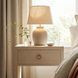 Bar Harbor neutral Raffia Nightstand