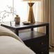 Nora Antique Coffee 2 Drawer Wide Nightstand