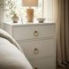Lark White 3 Drawer 35" Nightstand