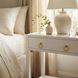 Lark White 1 Drawer Nightstand