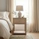 Nora Light Oak 1 Drawer Small Nightstand