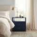 Lark Navy Blue 2 Drawer Nightstand