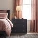 Lark Navy Blue 3 Drawer 34" Nightstand