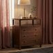 Nora Walnut 3 Drawer Tall Nightstand