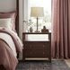 Nora Walnut Wide 2 Drawer Nightstand