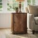 Lawrie Masterpiece Olive Ash Burl Drum Table