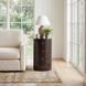 Liam Dark Brown Wood Storage End Table
