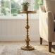 Darien Gold Pedestal Side Table