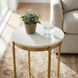 Butler Loft Claypool White Marble End Table