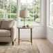 Monica Gold Oval End Table