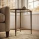 Monica Gold Oval End Table