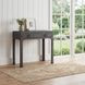 Chatham Charcoal Raffia Console Table