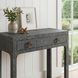 Chatham Charcoal Raffia Console Table