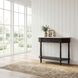 Danielle Washed Black And White Marble Console Table