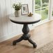 Danielle Washed Black And White Marble Side Table