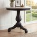 Danielle Washed Black And White Marble Side Table