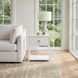 Lark White Large End Table